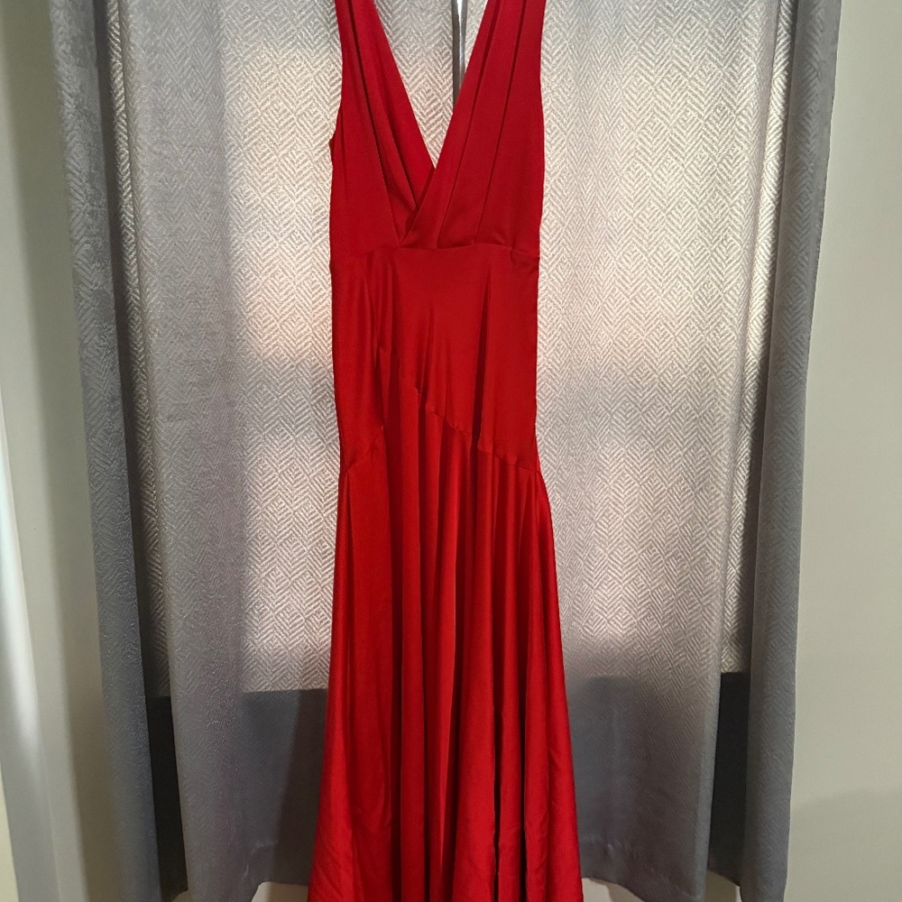 Fame & Partners Free People Red Gown